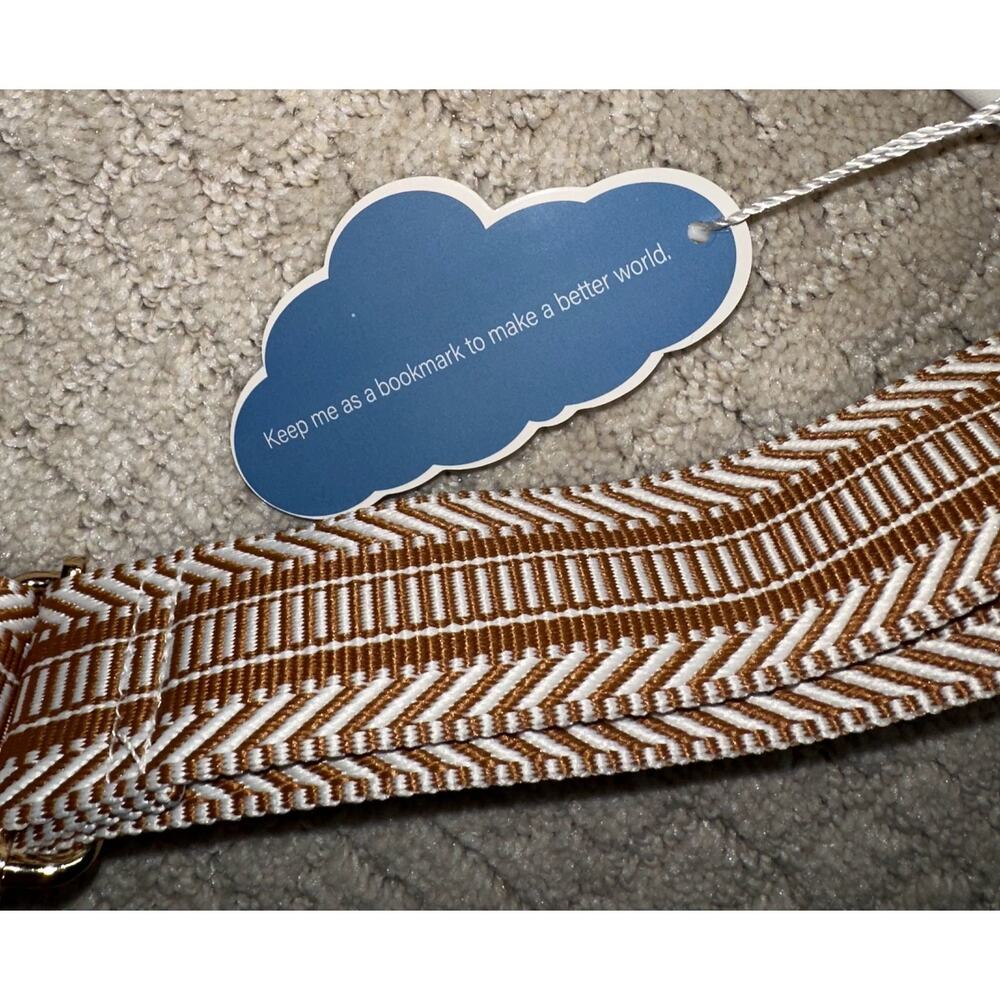 CLOUD WINGS White Monogram S Sling Backpack With Floral Detail Adjustable Strap - Picture 4 of 6